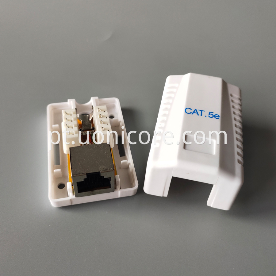 CAT5E Shielded surface mount box